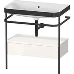 Duravit WTU HAPPY D.2 PLUS 775x490mm m Metallkon o HL we hochglanz