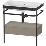 Duravit WTU HAPPY D.2 PLUS 775x490mm m Metallkon o HL Steingr sdm