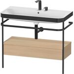 Duravit WTU HAPPY D.2 PLUS 975x490mm m Metallkon 2 HL medi eiche