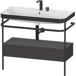 Duravit WTU HAPPY D.2 PLUS 975x490mm m Metallkon 2 HL gra supermatt