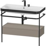 Duravit WTU HAPPY D.2 PLUS 975x490mm m Metallkon 2 HL Steingr sdm