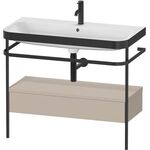 Duravit WTU HAPPY D.2 PLUS 975x490mm m Metallkon e HL ta seidenmatt