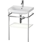 Duravit WTU HAPPY D.2 PLUS 575x490mm m Metallkon e HL we seidenmatt