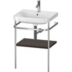 Duravit WTU HAPPY D.2 PLUS 575x490mm m Metallkon e HL NB gebürstet