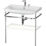 Duravit WTU HAPPY D.2 PLUS 775x490mm m Metallkon 2 HL we seidenmatt
