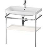 Duravit WTU HAPPY D.2 PLUS 775x490mm m Metallkon e HL we hochglanz