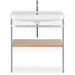 Duravit WTU HAPPY D.2 PLUS 775x490mm m Metallkon e HL medi eiche