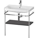 Duravit WTU HAPPY D.2 PLUS 775x490mm m Metallkon e HL gra supermatt
