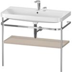 Duravit WTU HAPPY D.2 PLUS 975x490mm m Metallkon 2 HL ta seidenmatt