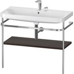 Duravit WTU HAPPY D.2 PLUS 975x490mm m Metallkon 2 HL NB gebürstet