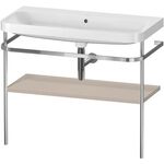 Duravit WTU HAPPY D.2 PLUS 975x490mm m Metallkon o HL ta seidenmatt