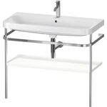 Duravit WTU HAPPY D.2 PLUS 975x490mm m Metallkon e HL we seidenmatt