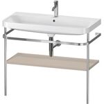 Duravit WTU HAPPY D.2 PLUS 975x490mm m Metallkon e HL ta seidenmatt
