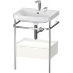 Duravit WTU HAPPY D.2 PLUS 575x490mm m Metallkon 2 HL we seidenmatt