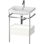 Duravit WTU HAPPY D.2 PLUS 575x490mm m Metallkon e HL we seidenmatt