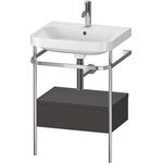 Duravit WTU HAPPY D.2 PLUS 575x490mm m Metallkon e HL gra supermatt