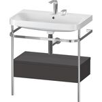 Duravit WTU HAPPY D.2 PLUS 775x490mm m Metallkon 2 HL gra supermatt
