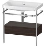 Duravit WTU HAPPY D.2 PLUS 775x490mm m Metallkon o HL NB gebürstet