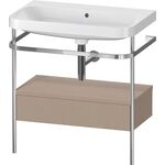 Duravit WTU HAPPY D.2 PLUS 775x490mm m Metallkon o Hahnloch leinen