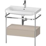 Duravit WTU HAPPY D.2 PLUS 775x490mm m Metallkon e HL ta seidenmatt