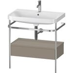 Duravit WTU HAPPY D.2 PLUS 775x490mm m Metallkon e HL Steingr sdm