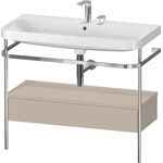 Duravit WTU HAPPY D.2 PLUS 975x490mm m Metallkon 2 HL ta seidenmatt