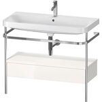 Duravit WTU HAPPY D.2 PLUS 975x490mm m Metallkon e HL we hochglanz