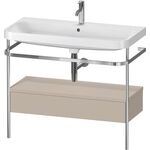 Duravit WTU HAPPY D.2 PLUS 975x490mm m Metallkon e HL ta seidenmatt