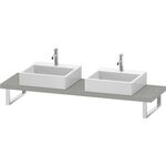 Duravit Konsole DURASTYLE 45mm St. 2 Ausschn. 480 betongrau matt