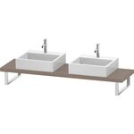 Duravit Konsole DURASTYLE 45mm Stärke, 2 Ausschnitte, 480 leinen