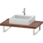 Duravit Konsole DURASTYLE 45mm St. 1 Ausschnitt 550 nussbaum natur