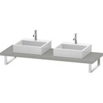 Duravit Konsole DURASTYLE 45mm St. 2 Ausschn. 550 betongrau matt