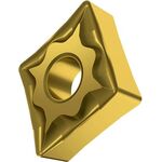 Drehwendeschneidplatte ISO CNMG 120404E-NF:T8315 D.5,16mm PVD beschichtet Gold - VPE: 10