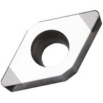 Drehwendeschneidplatte ISO DCGW 11T304S01020B:TB310 D. 4,5mm Silber-Schwarz - VPE: 2