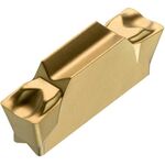 Drehwendeschneidplatte ISO LCMF 041602-CM:T8330 Breite 4mm PVD beschichtet Gold - VPE: 10