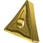 Drehwendeschneidplatte ISO TNMG 220408E-SF:T8315 D.5,16mm PVD beschichtet Gold - VPE: 10