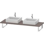 Duravit Konsole DURASTYLE 30 Stärke 2 Ausschnitte 550 basalt matt