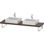 Duravit Konsole DURASTYLE 45mm St. 2 Ausschn. 480 nussbaum dunkel