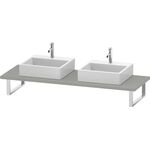 Duravit Konsole DURASTYLE 30 St. 2 Ausschnitte 550 betongrau matt