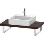 Duravit Konsole L-CUBE 45mm St. 1 Auss 480 nussbaum gebürstet