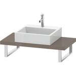 Duravit Konsole L-CUBE 45mm St. 1 Auss 480 fla grey hochglanz
