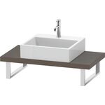 Duravit Konsole L-CUBE 45mm St. 1 Auss 480 fla grey seidenmatt