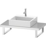 Duravit Konsole L-CUBE 45mm Stärke 1 Ausschnitt 480 taupe matt