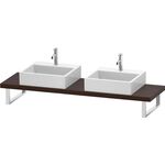 Duravit Konsole L-CUBE 45mm St. 2 Ausschn. 480 NB gebürstet