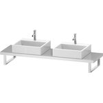Duravit Konsole L-CUBE 45mm St. 2 Ausschn. 480 medi eiche