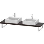 Duravit Konsole L-CUBE 45mm St. 2 Ausschn. 480 Ei du gebürstet