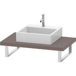 Duravit Konsole L-CUBE 45mm Stärke 1 Ausschnitt 550 basalt matt