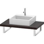 Duravit Konsole L-CUBE 45mm St. 1 Auss 550 Ei dunkel gebürstet