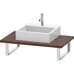 Duravit Konsole L-CUBE 30 St. 1 Ausschnitt 550 nussbaum dunkel