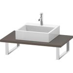 Duravit Konsole L-CUBE 30 St. 1 Auss 550 fla grey seidenmatt